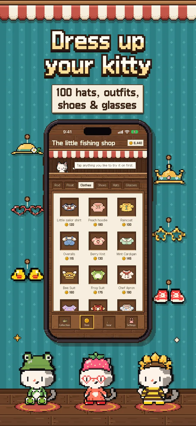 Dress up your kitty: 100 hats, outfits, shoes and glasses